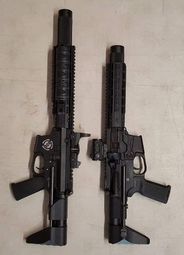 Desert Design & Development D3-9SD Suppressed Carbine barrel options : Short and shorter, and rumor has it a pistol version may be coming in the very near future.