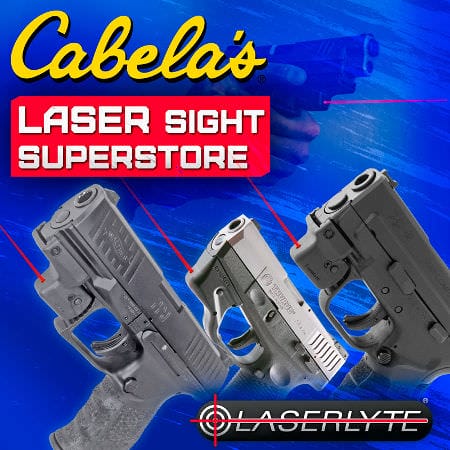 Cabela’s Now the Ultimate Destination for LaserLyte Laser Gun Sights