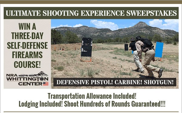 NRA Whittington Center sweepstakes