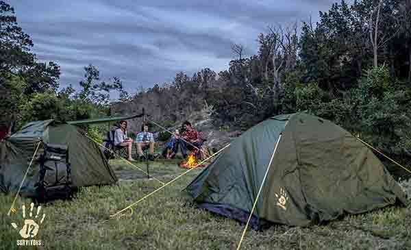 From sandy beaches to black-timbered mountaintops, 12 Survivors Shire Tents keep you out of the elements when adventure calls for a good night’s sleep.