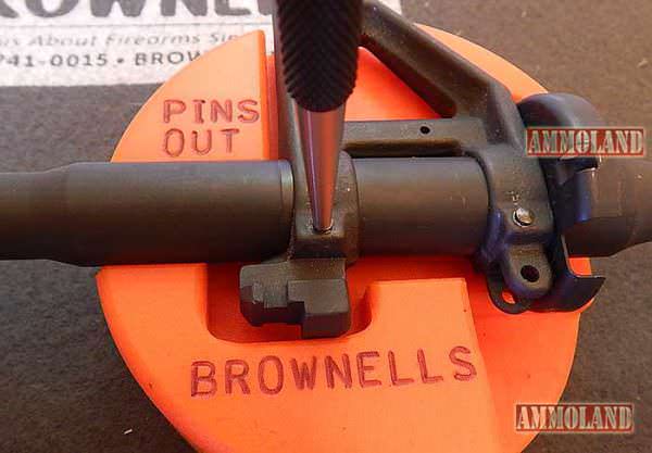 AR 15 Rifle Front Site Retaing Pin and Punch AR 15 Rifle Front Site Retaing Pin and Punch