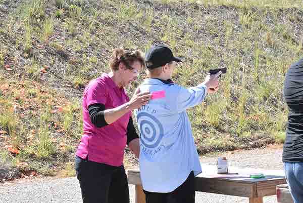 Women Learn Pistol Tips and Tricks at Babes with Bullets Course at Talladega Marksmanship Par