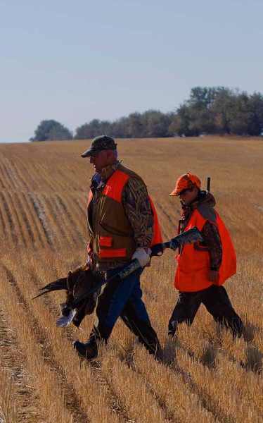 Father Son Family Pheasant Hunting