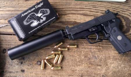 This Griffin Armament Resistance 9 was a great pairing for the new Sig Sauer P225 A1 threaded model.