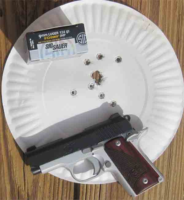 Kimber Micro 9 Pistol Out of the Box First Rapid Fire Hits at 5 Yards 