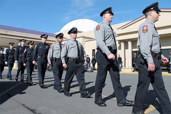 Police Officer Parade Line