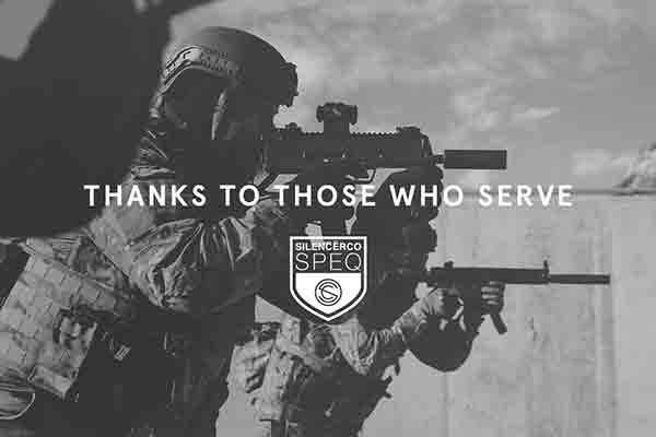 SilencerCo’s SPEQ® (Service Proven Equipment) program is our way to say thanks to the first responders, law enforcement, and members of the military who serve and protect our country.