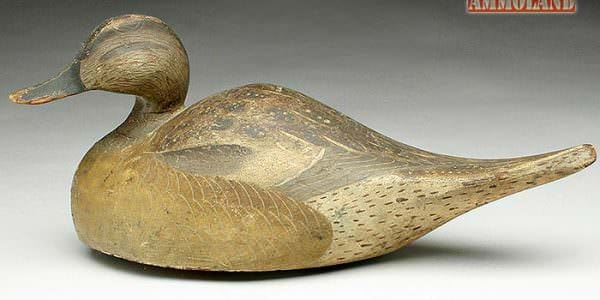 Ward Brothers Humpback Style Pintail Duck Decoy