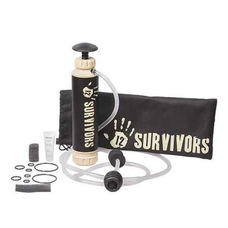 12 Survivors Hand Pump Water Purifier Kit