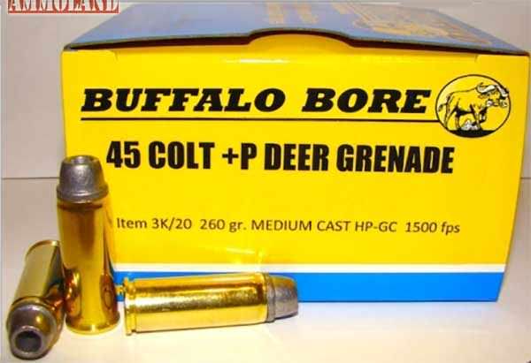 Buffalo Bore 45 Colt + P Deer Grenade Ammo