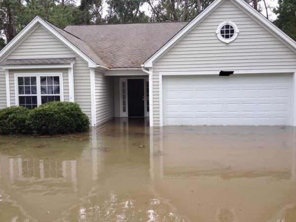 Flooded Marines house