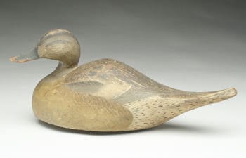 "Humpback" style pintail hen, Ward Brothers - $201,250 - World Auction Record for maker