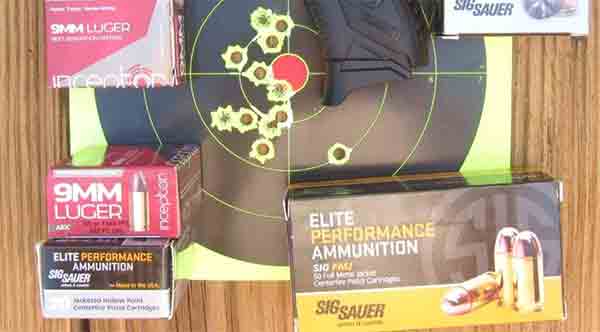Ruger American Compact Pistol- First 12 Hits Rapid Fire at 5 Yards