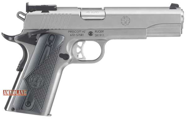 Ruger Sr1911 Full-Sized, Stainless Steel Target Model Pistol