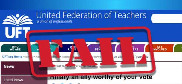 United Federation Of Teachers Fail