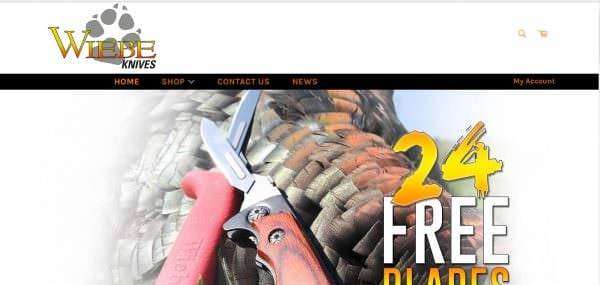 Wiebe Knives new website