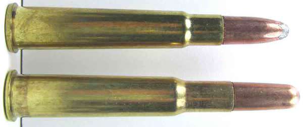 30-40 Krag (bottom) and 303 British