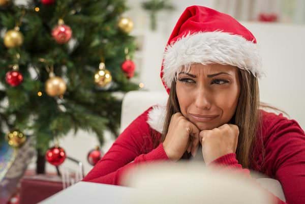 Christmas Girl Sad