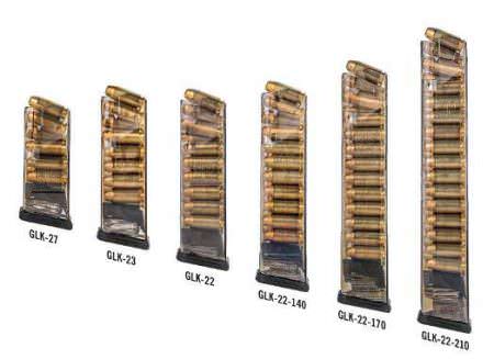 ETS Group .40 Cal Clear Polymer Magazines