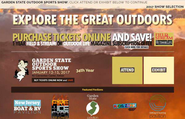 Garden State Outdoor Sports Website