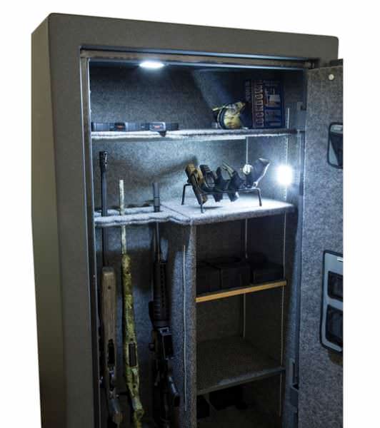 Gun Safe With Lockdown Automatic Cordless Led Vault Lights