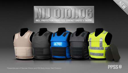 PPSS Body Armour - NIJ Std 010106 Level IIIA