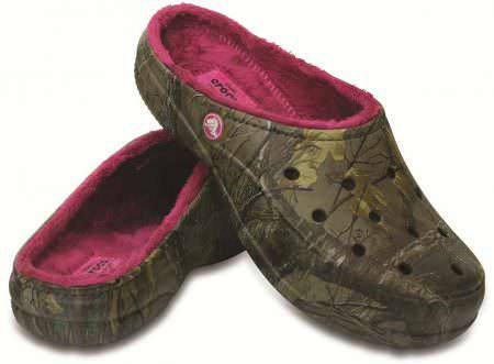 Realtree Women's Fur-Lined Crocs