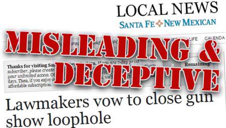 Santa Fe New Mexican Misleading & Deceptive