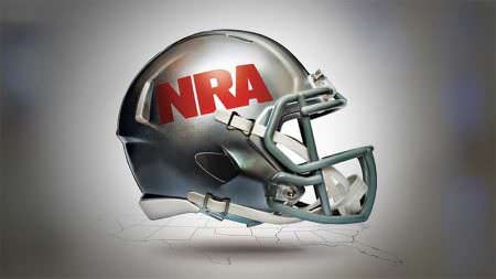 Team NRA Football Helmet