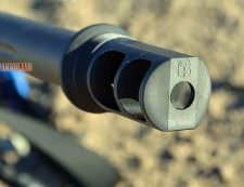 The Thunder Beast 338 Ultra Suppressor mounts via a Thread over the existing Muzzle Brake (TOMB).