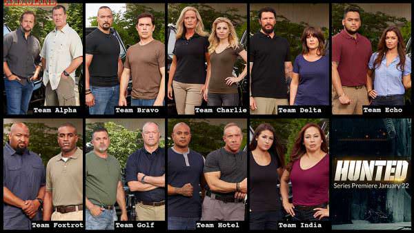 CBS TV Show Hunted Cast