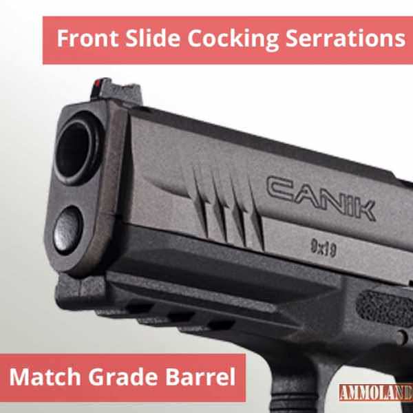 Canik TP9SF Elite Compact Pistol Front Slide Serration