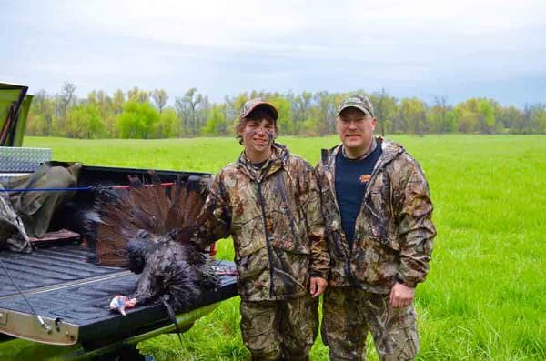 A successful turkey hunt in the pouring rain will not soon be forgotten