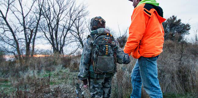 Father and Son Hunting