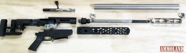 Witt Machine Integrally Suppressed Ruger Precision Rifle Parts Break Down