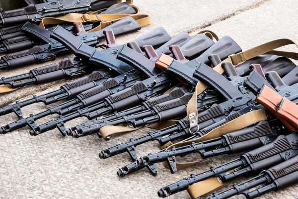 Kalashnikovs Captured Weapons AK Rifles