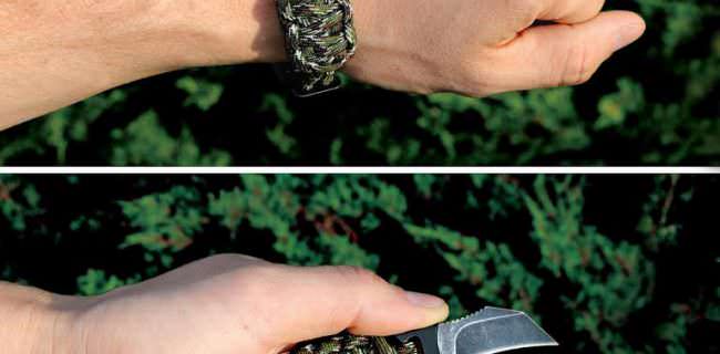 Outdoor Edge Para-Claw Bracelet Open