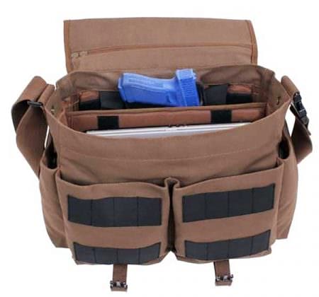 Rothco Concealed Carry Messenger Bag Inside Pockets