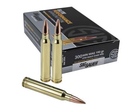 SIG SAUER 300 Win Mag Match Grade Ammunition