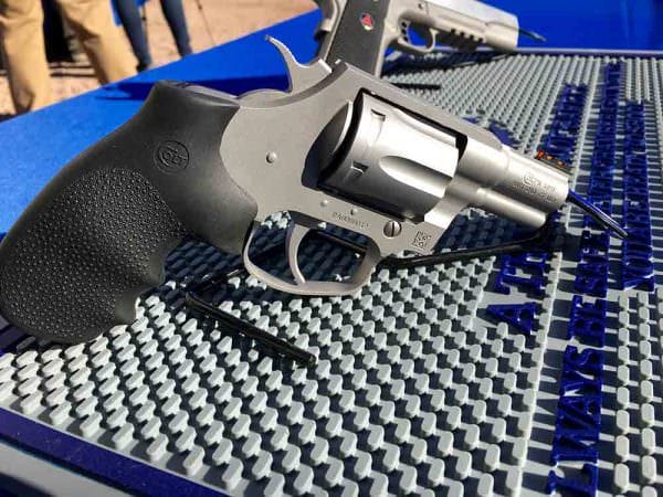 One of the most highly anticipated firearms of the show was the new and improved Colt Cobra revolver.