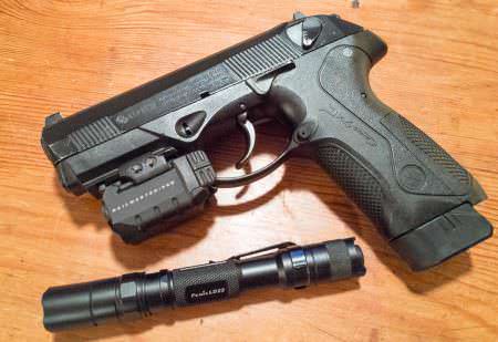 Two pieces of life-saving gear: a good flashlight and a weaponlight and laser. How should you use them together?