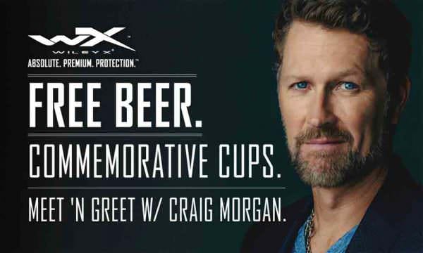 Special “Happy Hour” Events, Meet & Greet With Craig Morgan Set for January 18-19 in Booth #32211