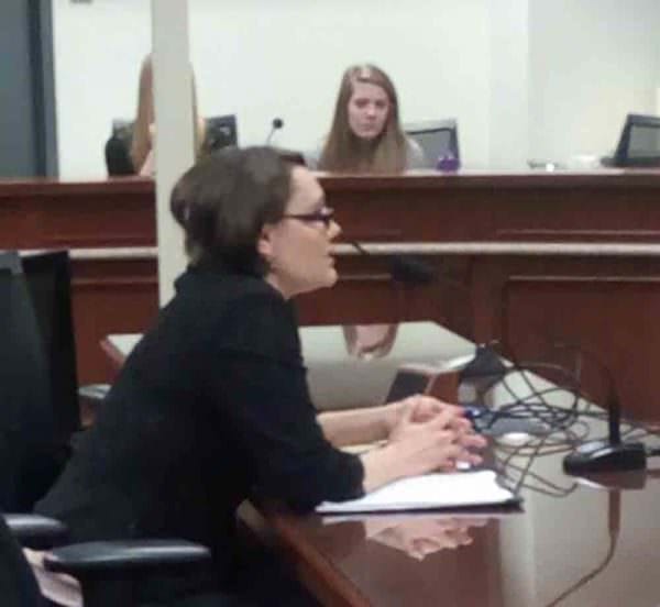 Our own Michelle Sabrosky testifying on behalf of Wyoming Gun Owners in today’s committee hearing.