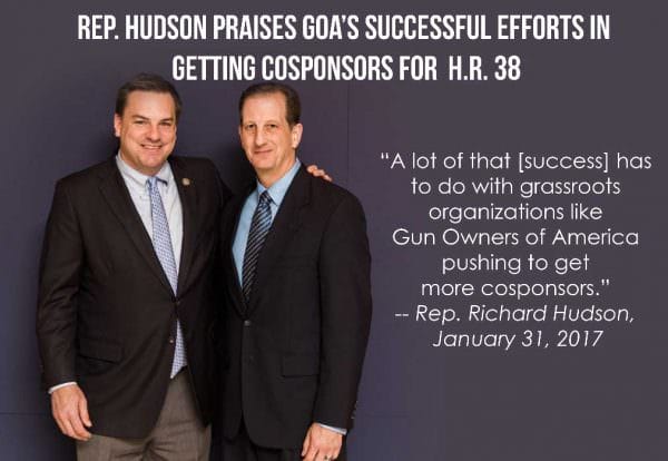 Rep. Hudson GOA Banner