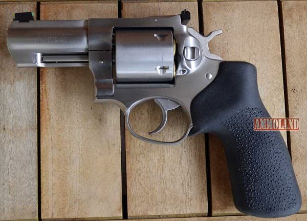 Ruger GP-100 Revolver Loaded in 44 Special Left Side