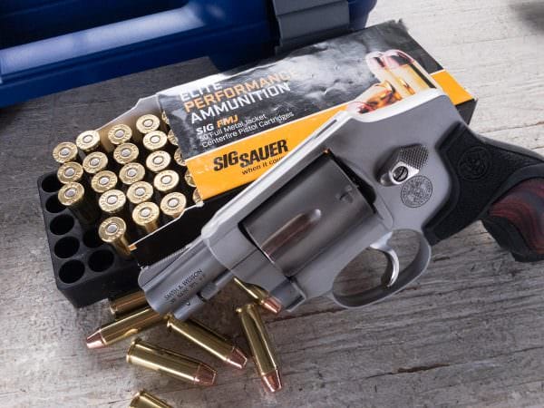 Most ammo, like this Sig Sauer Ammunition 125-grain load, shot right through the front sight. 