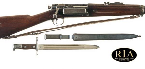 Springfield Armory U.S. 1898 Rifle in 30-40 Krag with Matching Bayonet