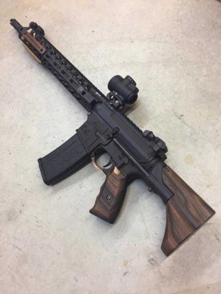 Wood AR-15 Build