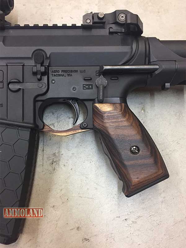 Wood AR-15 Grips