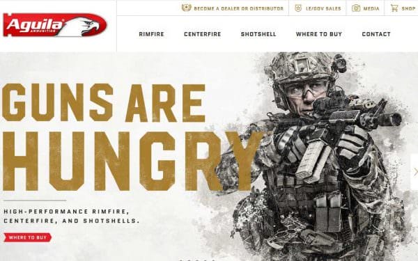 Aguila Ammunition Website